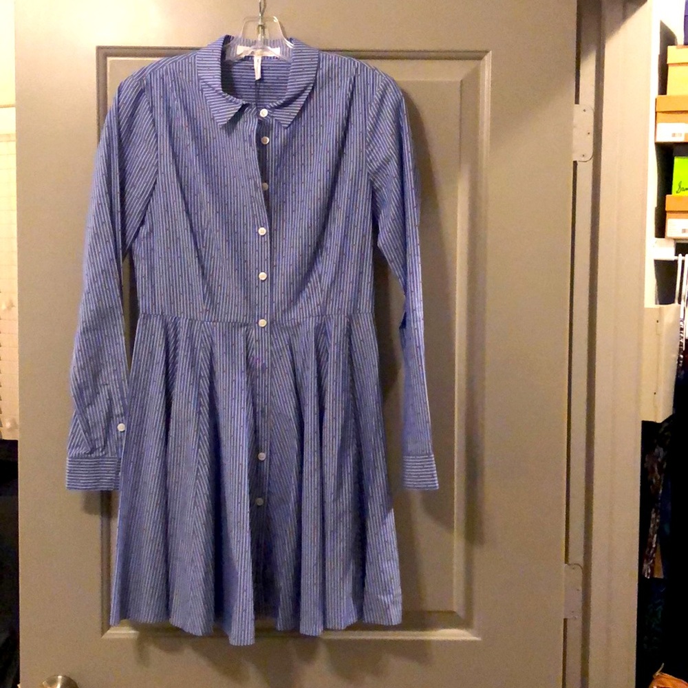 BCBG Button Front Dress